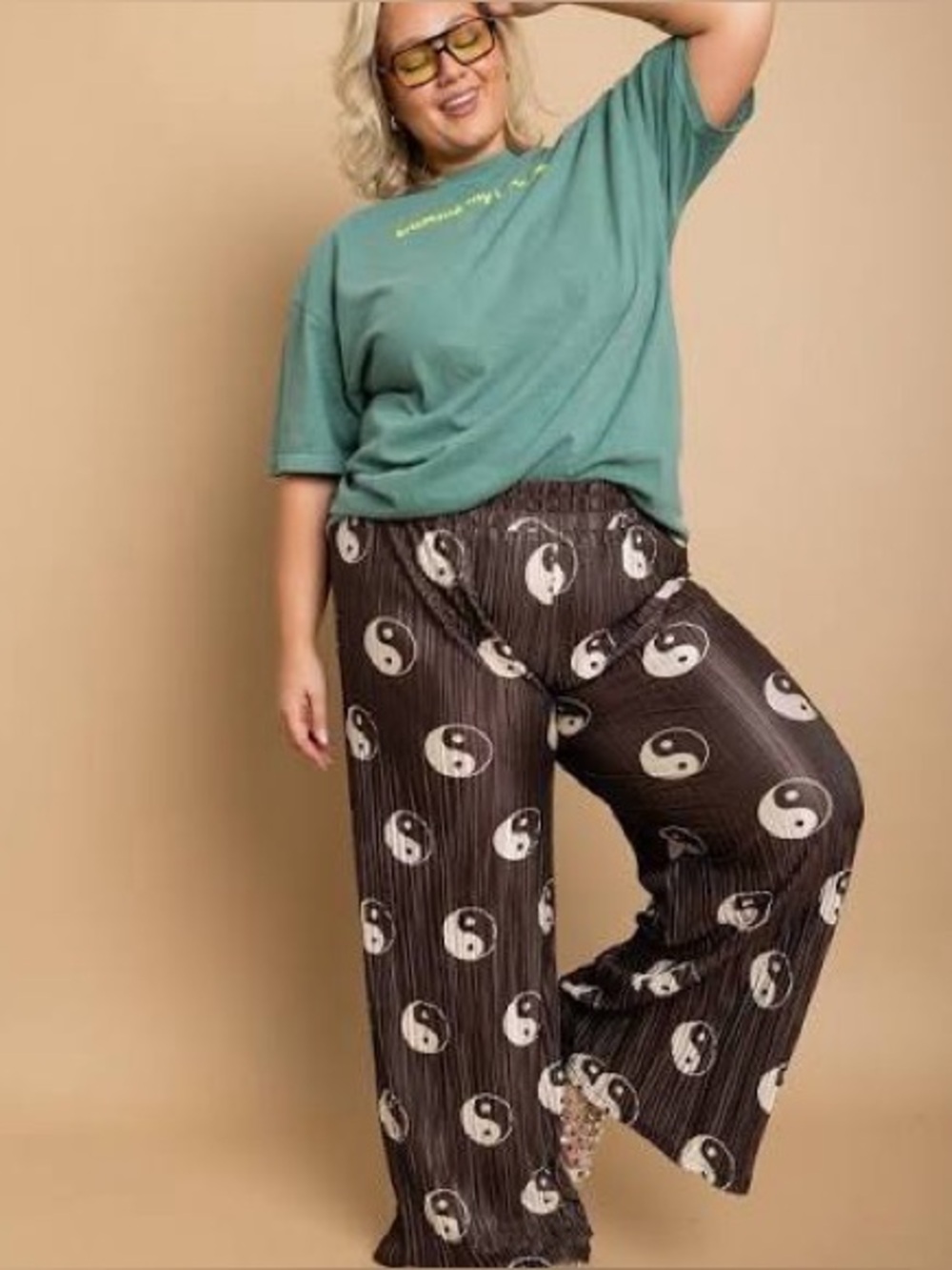 Wknd Chasers yin yang pants